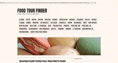 Desktop Screenshot of foodtourfinder.com